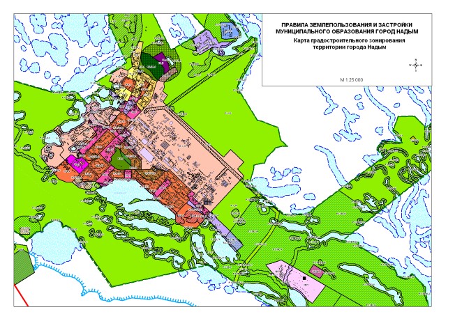 Правила землепользования и застройки муниципального образования город Надым