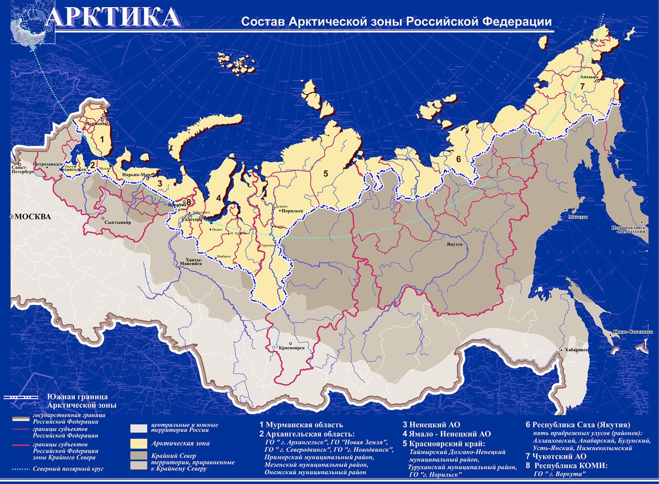 Подготовка проекта федерального закона «Об Арктической зоне Российской Федерации»