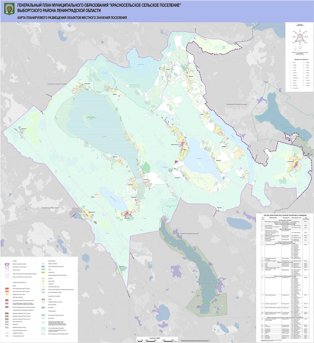 Генеральный план муниципального образования «Красносельское сельское поселение» Выборгского муниципального района Ленинградской области