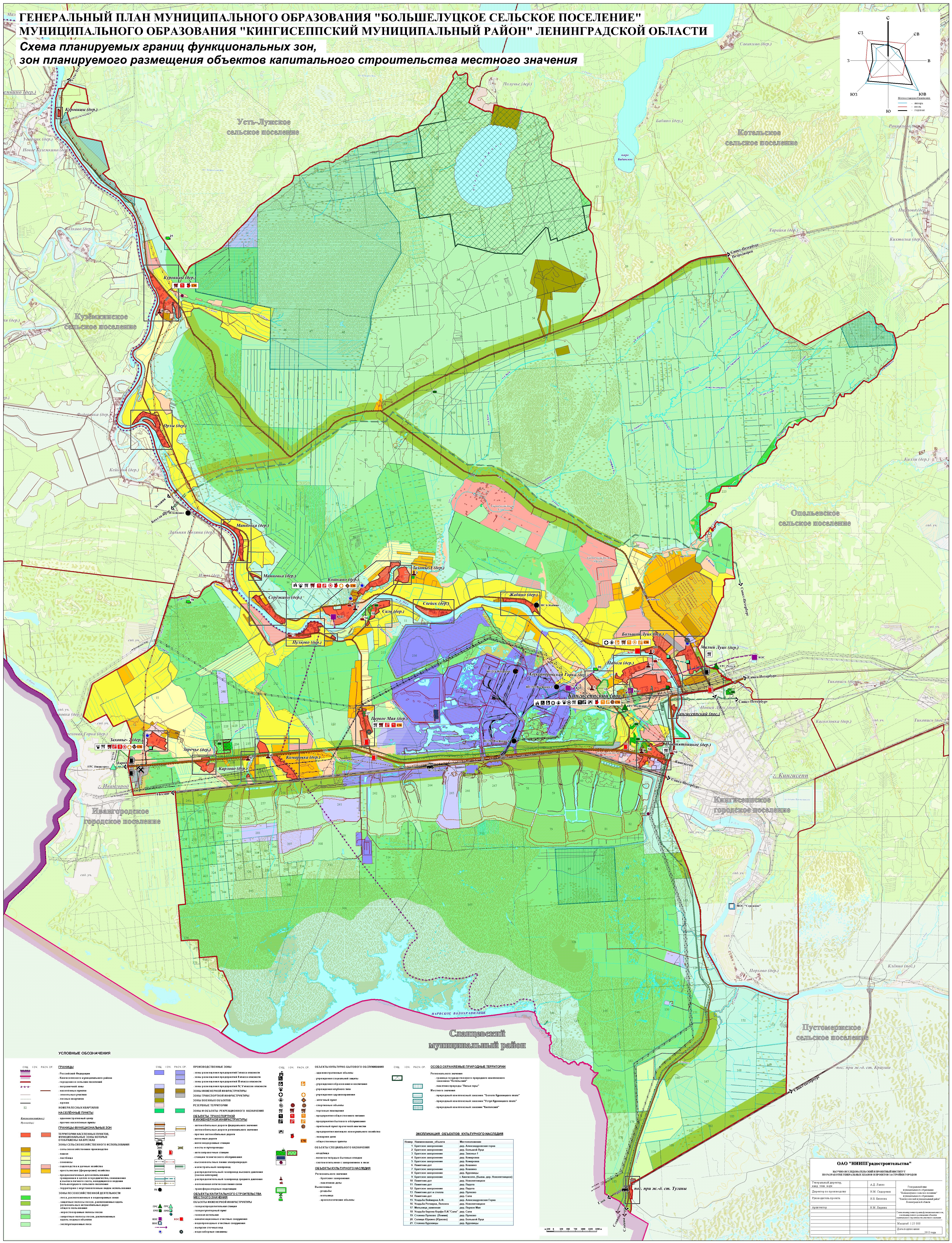 Генеральный план МО «Большелуцкое сельское поселение» МО «Кингисеппский муниципальный район» Ленинградской области