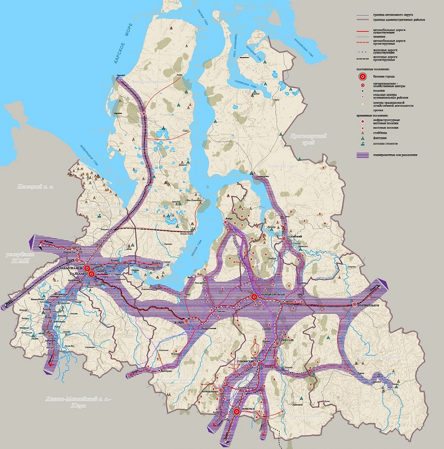 Схема территориального планирования Ямало-Ненецкого автономного округа